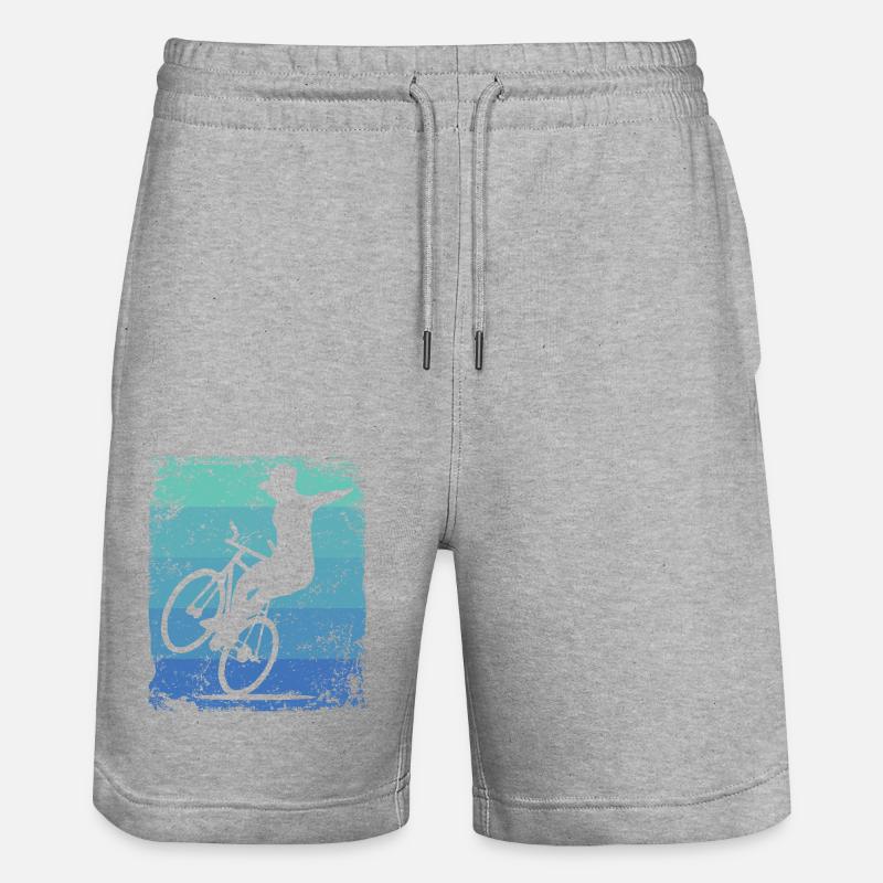 Kunstradfahren Kunstradfahrer - Stanley/Stella Unisex Bio Joggingshorts Trainer  - Grau meliert