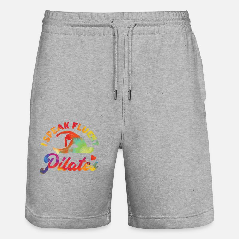 Instructeur de Pilates Enseignant - Short de jogging bio TRAINER Stanley/Stella unisexe - gris chiné