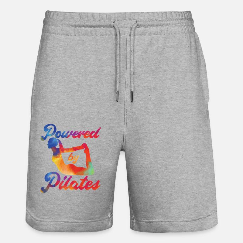 Instructeur de Pilates Enseignant - Short de jogging bio TRAINER Stanley/Stella unisexe - gris chiné