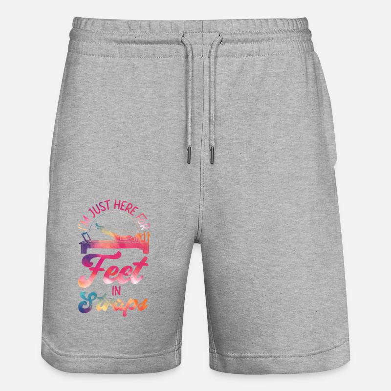 Instructeur de Pilates Professeur - Short de jogging bio TRAINER Stanley/Stella unisexe - gris chiné