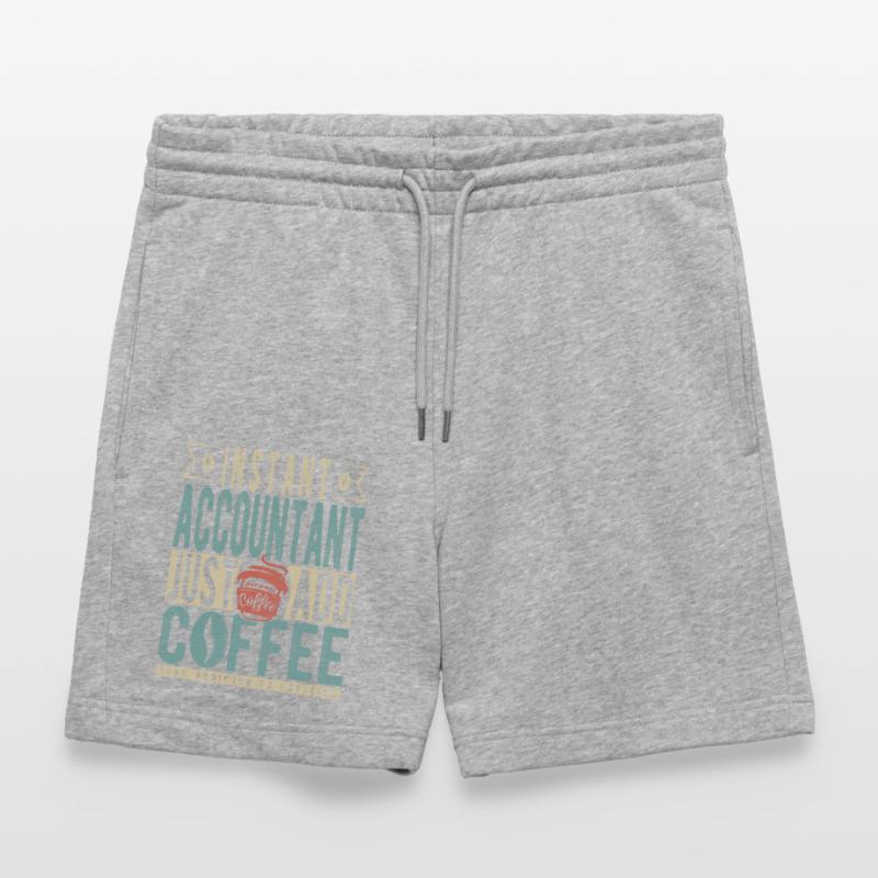 Comptable instantané Il suffit d’ajouter du café Short de jogging bio TRAINER Stanley/Stella unisexe