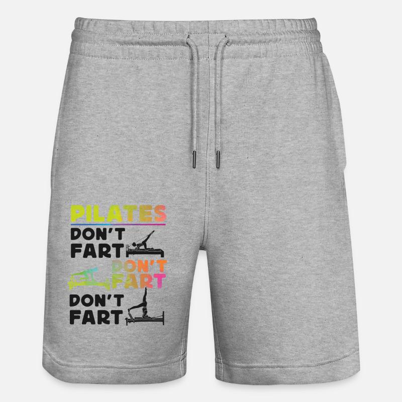 Pilates Instructor Teacher - Stanley/Stella Unisex Bio Joggingshorts Trainer  - Grau meliert