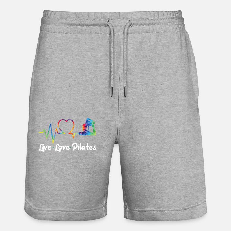 Instructeur de Pilates Enseignant - Short de jogging bio TRAINER Stanley/Stella unisexe - gris chiné