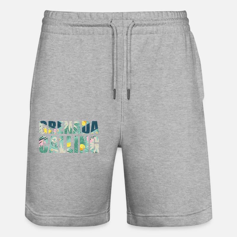 Grenade Calling Tropical Vibes - Short de jogging bio TRAINER Stanley/Stella unisexe - gris chiné