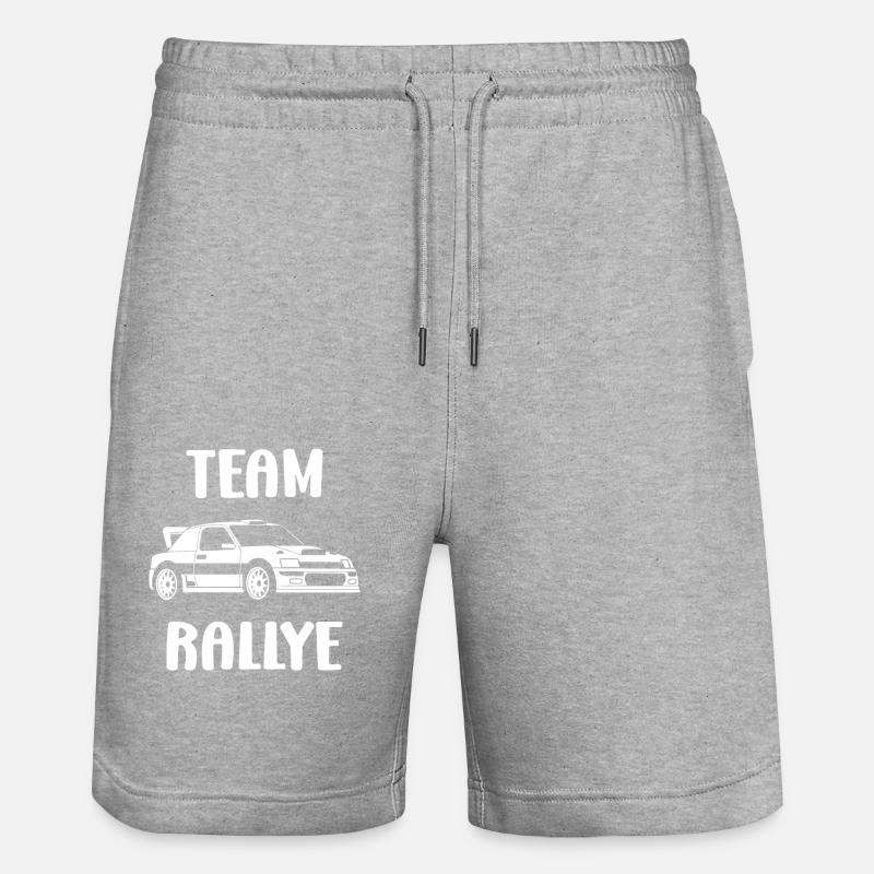Humour pilote de rallye - Short de jogging bio TRAINER Stanley/Stella unisexe - gris chiné