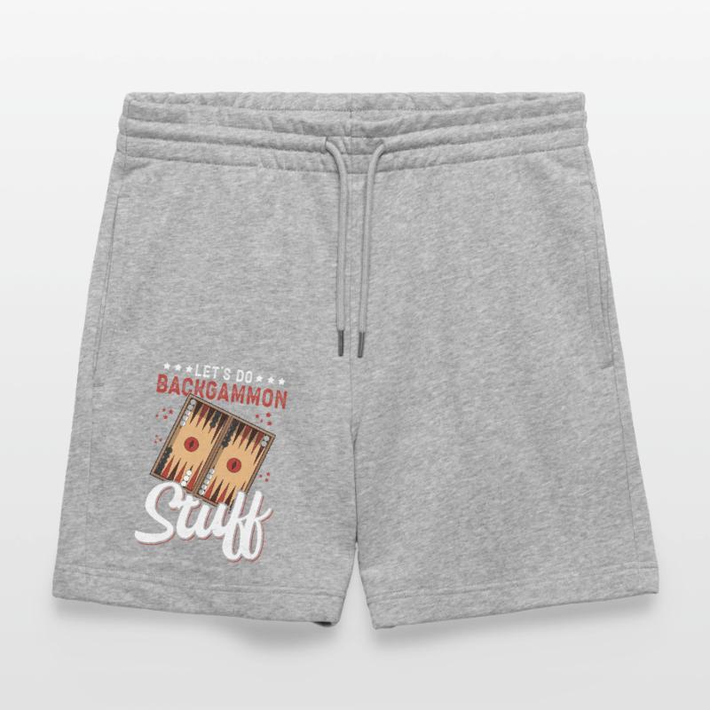 Backgammon Board Game | Backgammon Game Gift Stanley/Stella Trainer Unisex Organic Jogging Shorts