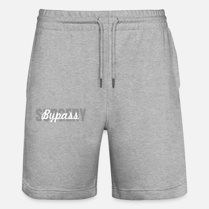 Bypass-chirurgie - Stanley/Stella Unisex Bio Joggingshorts Trainer  - Grau meliert