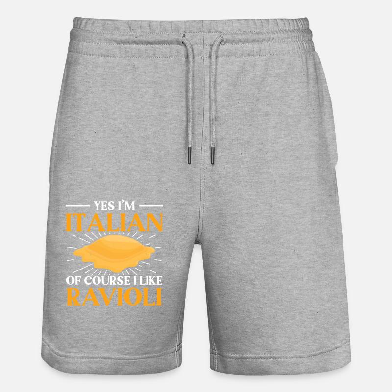 Raviolis 1 - Short de jogging bio TRAINER Stanley/Stella unisexe - gris chiné