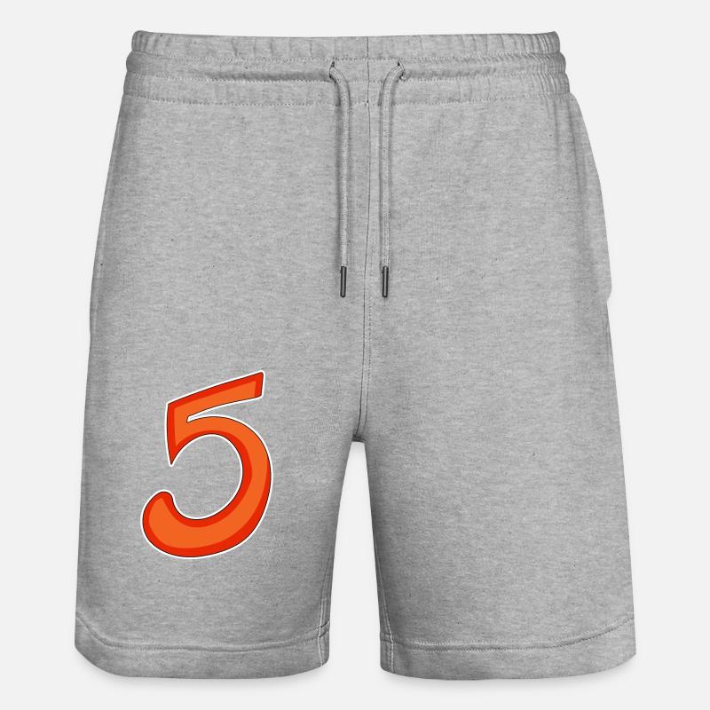 5 - Short de jogging bio TRAINER Stanley/Stella unisexe - gris chiné
