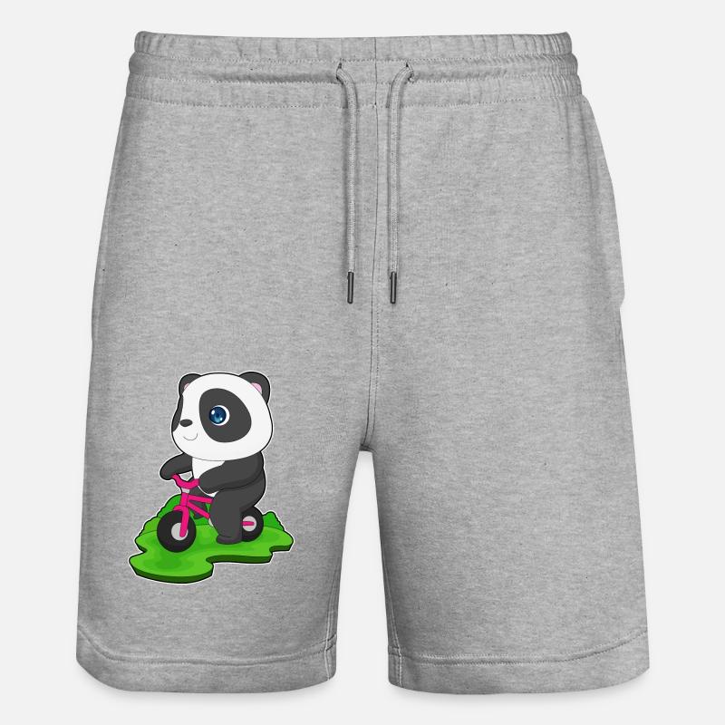Vélo Panda - Short de jogging bio TRAINER Stanley/Stella unisexe - gris chiné