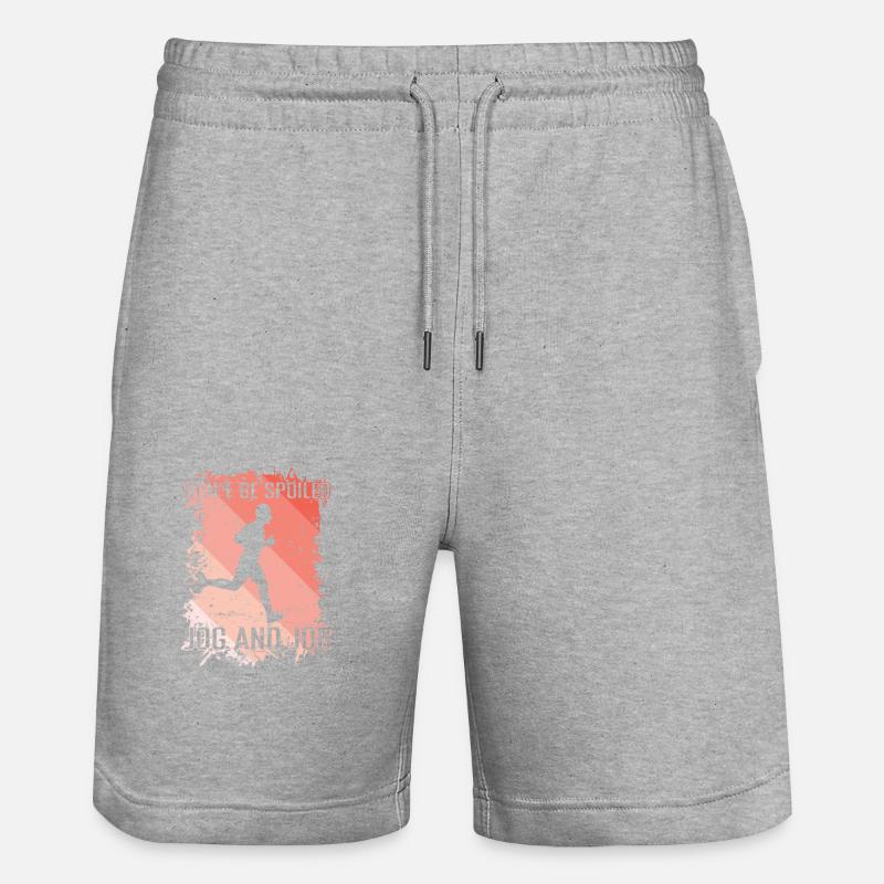 Don't be Spoiled Jogging - Stanley/Stella Unisex Bio Joggingshorts Trainer  - Grau meliert