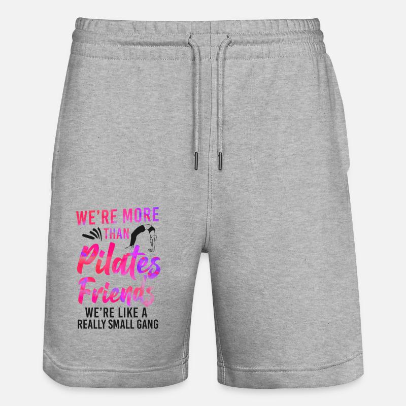 Instructeur de Pilates Professeur Amis - Short de jogging bio TRAINER Stanley/Stella unisexe - gris chiné