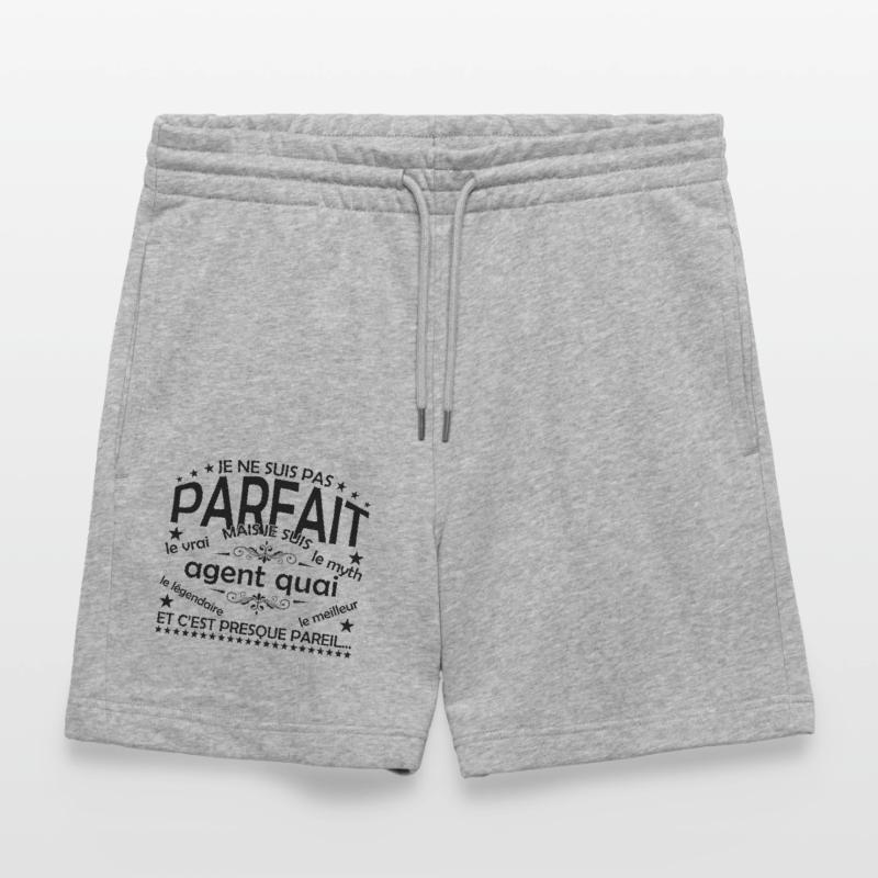 Dock Agent Geschenk Dock Agent Der echte Dock Agent Stanley/Stella Unisex Bio Joggingshorts Trainer 