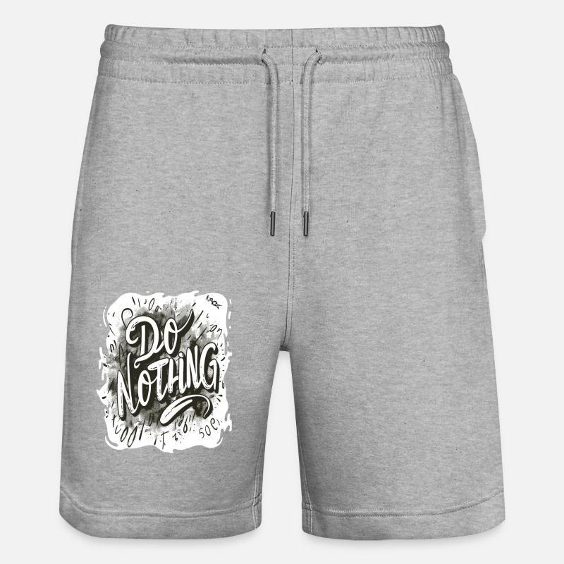 Tu nichts! - Stanley/Stella Unisex Bio Joggingshorts Trainer - Grau meliert