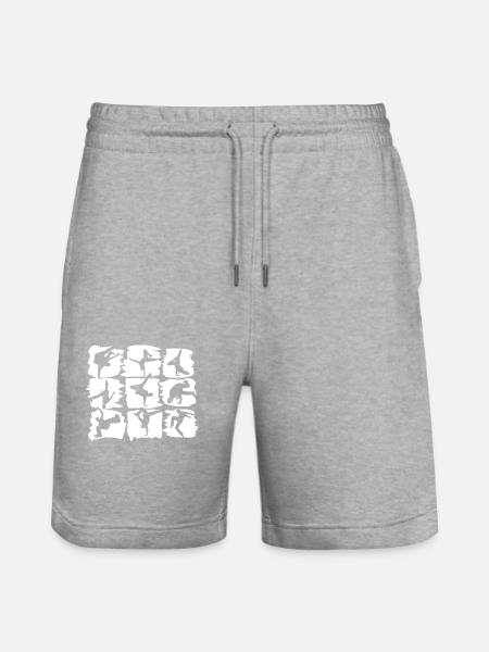Breakdancer Breakdance - Danseur B-Boying Design - Short de jogging bio TRAINER Stanley/Stella unisexe - gris chiné