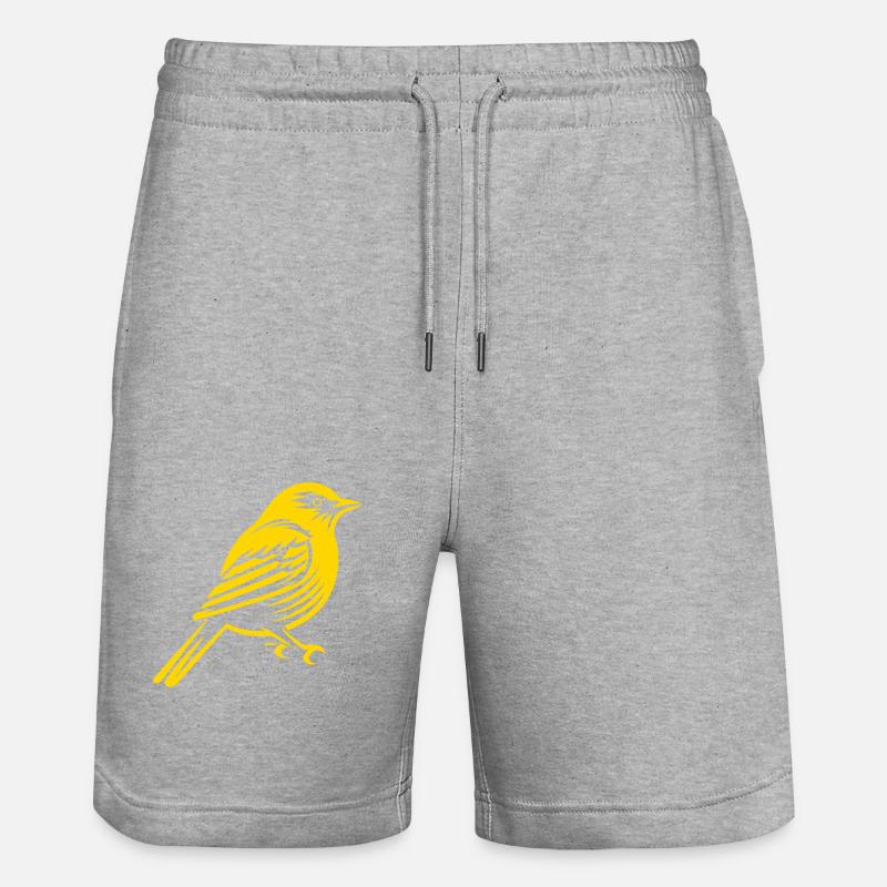 Canari - Short de jogging bio TRAINER Stanley/Stella unisexe - gris chiné