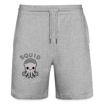 ESCOUADE DE CALMAR - Short de jogging bio TRAINER Stanley/Stella unisexe - gris chiné - Devant - Nik (191cm) & Marisol (170cm)