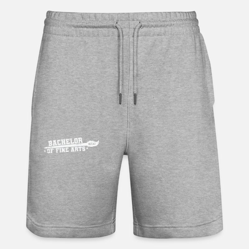 Baccalauréat en beaux-arts (B.F.A.) - Short de jogging bio TRAINER Stanley/Stella unisexe - gris chiné