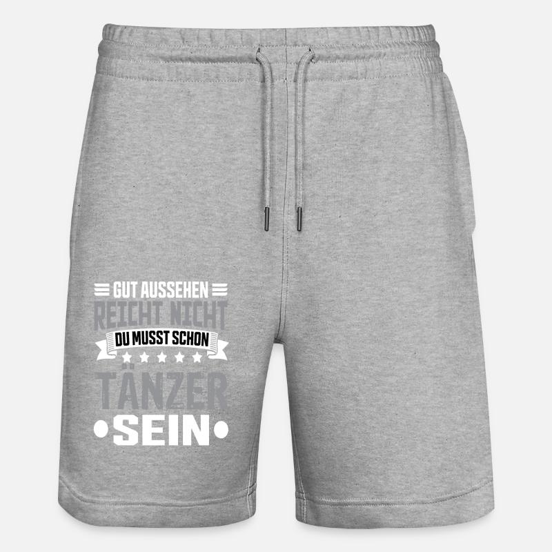 Danseur - Short de jogging bio TRAINER Stanley/Stella unisexe - gris chiné