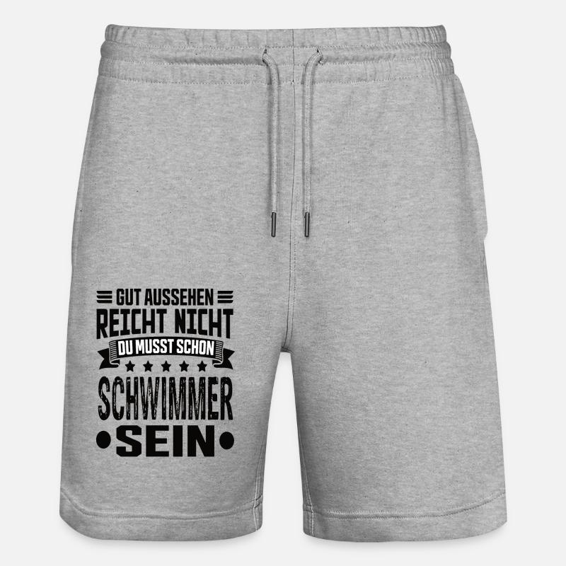 Nageur - Short de jogging bio TRAINER Stanley/Stella unisexe - gris chiné