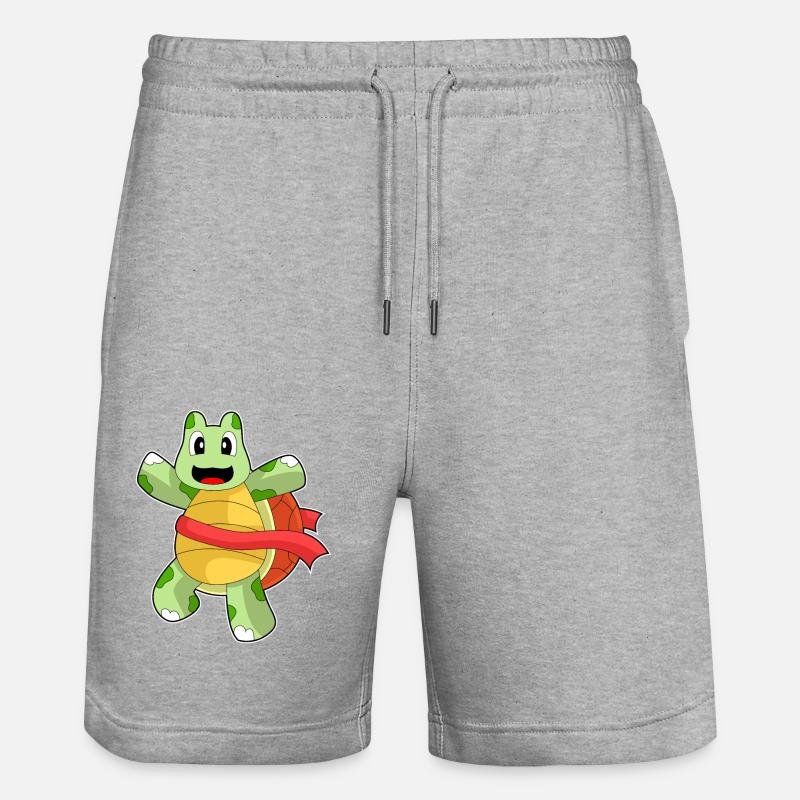Tortue gagnante - Short de jogging bio TRAINER Stanley/Stella unisexe - gris chiné