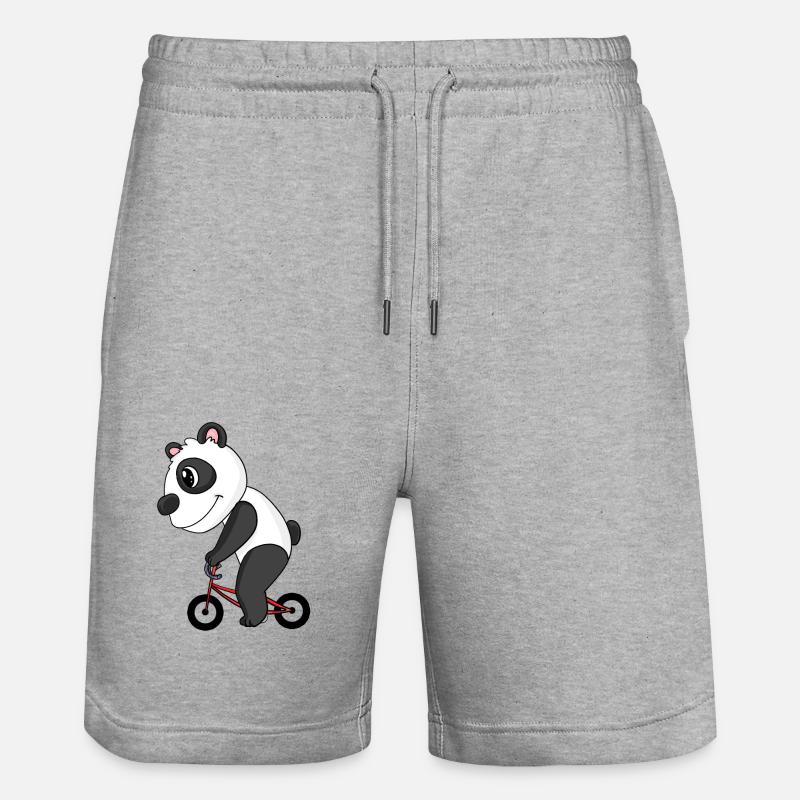 Vélo Panda - Short de jogging bio TRAINER Stanley/Stella unisexe - gris chiné