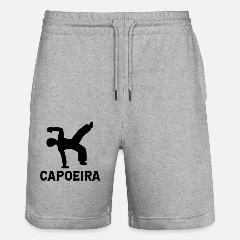 Capoeira - Short de jogging bio TRAINER Stanley/Stella unisexe - gris chiné
