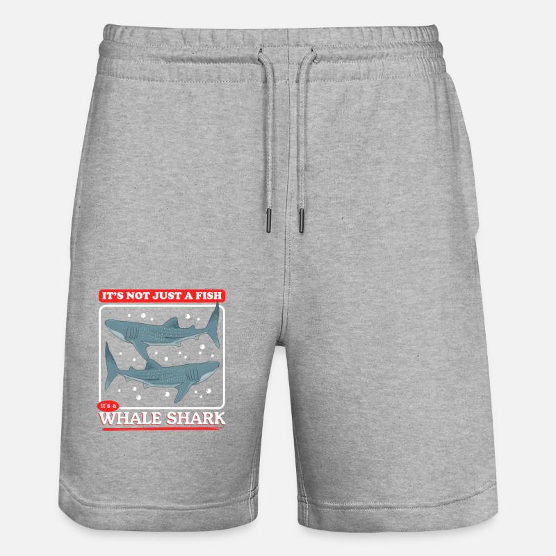 Requin-baleine Requin-baleine Requin-baleine Cadeau - Short de jogging bio TRAINER Stanley/Stella unisexe - gris chiné