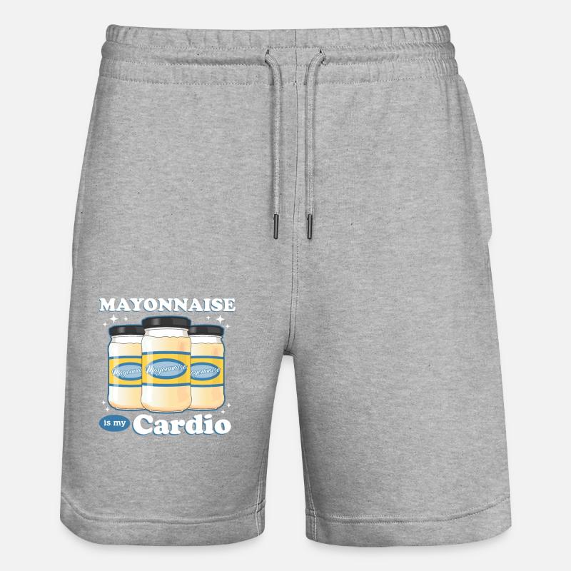 Mayonnaise Mayo Lover Gift - Short de jogging bio TRAINER Stanley/Stella unisexe - gris chiné