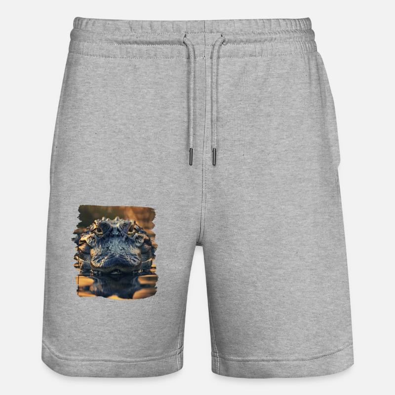 Alligatoren Alligator - Short de jogging bio TRAINER Stanley/Stella unisexe - gris chiné