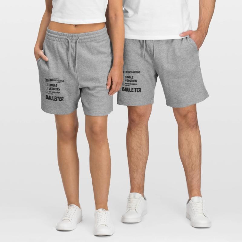 Construction Manager Relationship Status Construction Manager Construction Management Stanley/Stella Trainer Unisex Organic Jogging Shorts