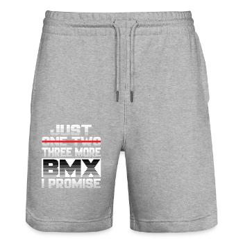 Encore un Bmx Je promets Bmx Bike Bmx Fahrrad - Short de jogging bio TRAINER Stanley/Stella unisexe - gris chiné - Devant - Nik (191cm) & Marisol (170cm)