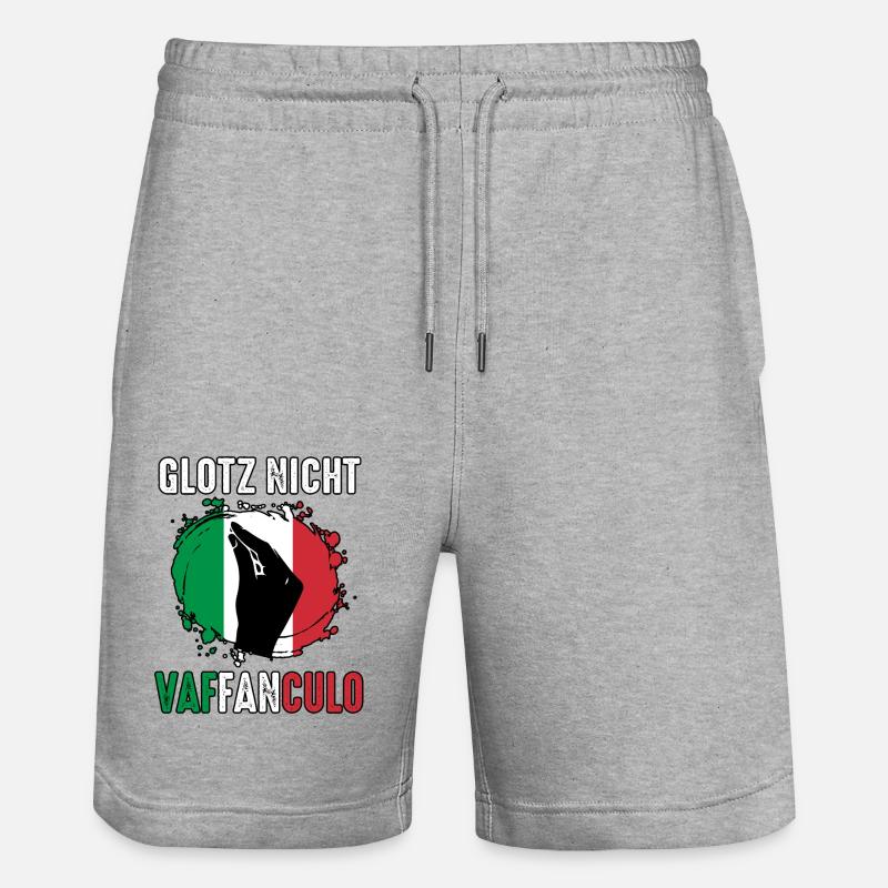 Italie Vaffanculo italien - Short de jogging bio TRAINER Stanley/Stella unisexe - gris chiné