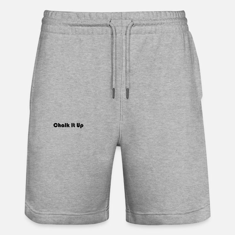 Billard - Chalk It Up - Short de jogging bio TRAINER Stanley/Stella unisexe - gris chiné