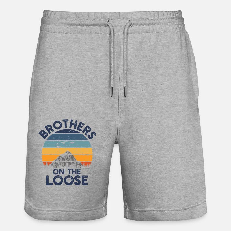 Frères en liberté - Short de jogging bio TRAINER Stanley/Stella unisexe - gris chiné