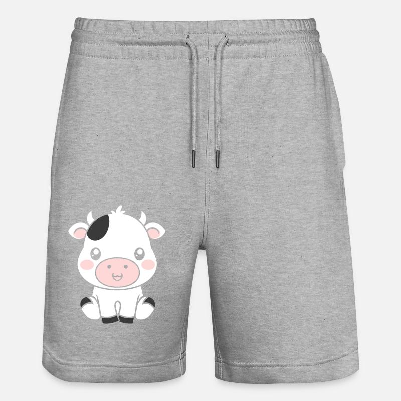 vache - Short de jogging bio TRAINER Stanley/Stella unisexe - gris chiné