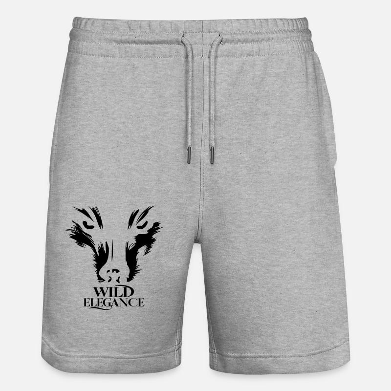 WILDE ELEGANZ - Stanley/Stella Unisex Bio Joggingshorts Trainer  - Grau meliert