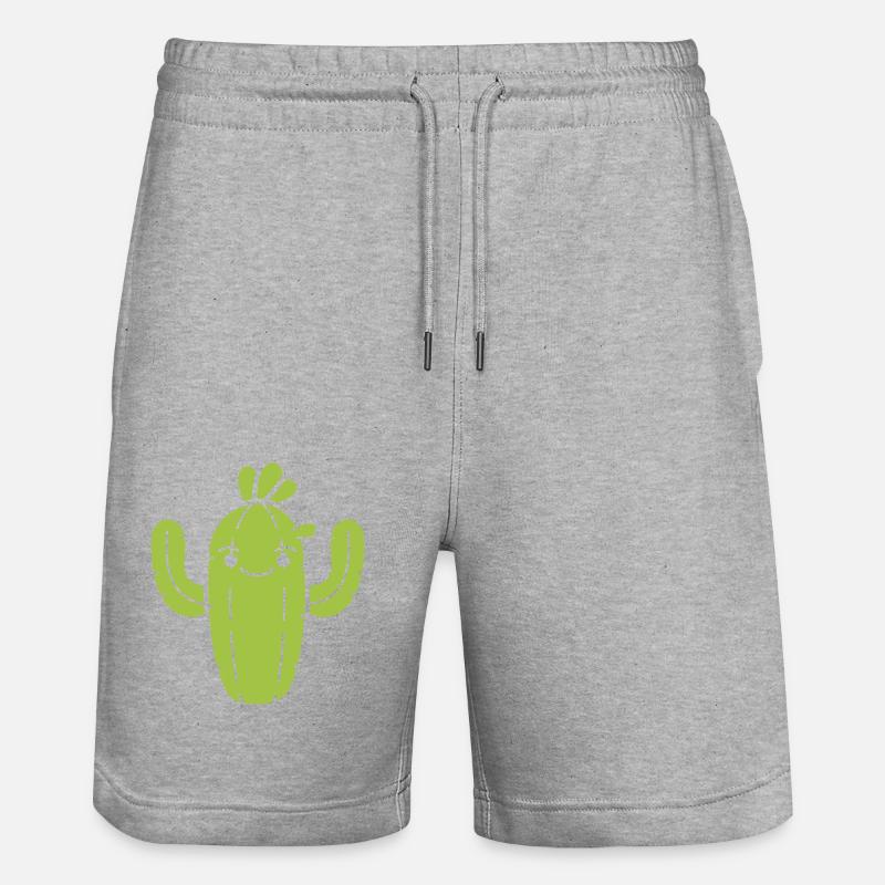 Cactus - Short de jogging bio TRAINER Stanley/Stella unisexe - gris chiné