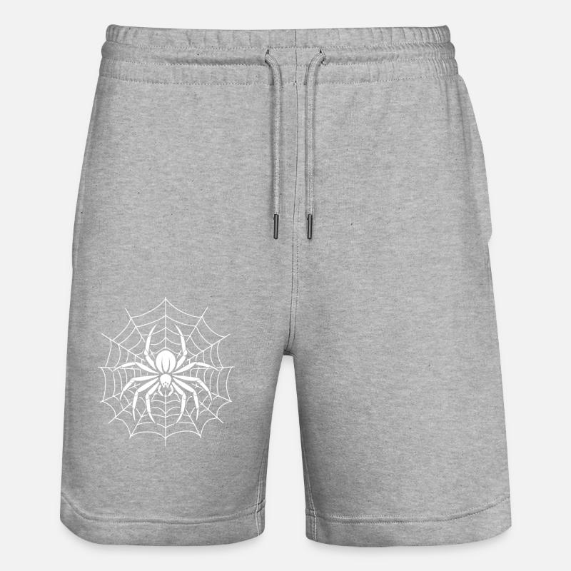 araignée - Short de jogging bio TRAINER Stanley/Stella unisexe - gris chiné