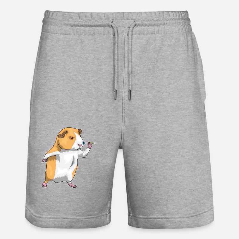 Pintade Dart Dart - Short de jogging bio TRAINER Stanley/Stella unisexe - gris chiné