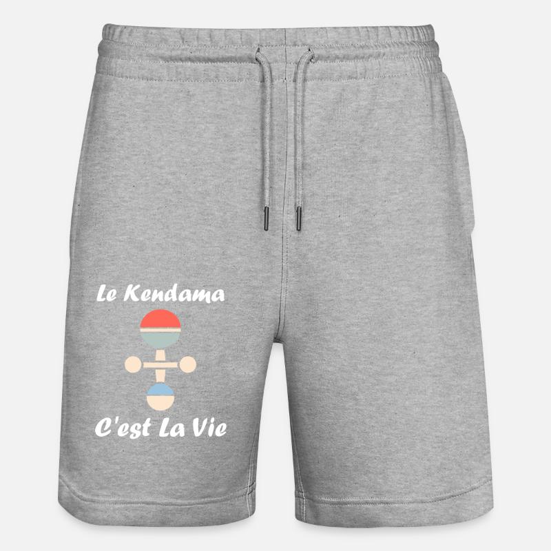 kendama - Short de jogging bio TRAINER Stanley/Stella unisexe - gris chiné