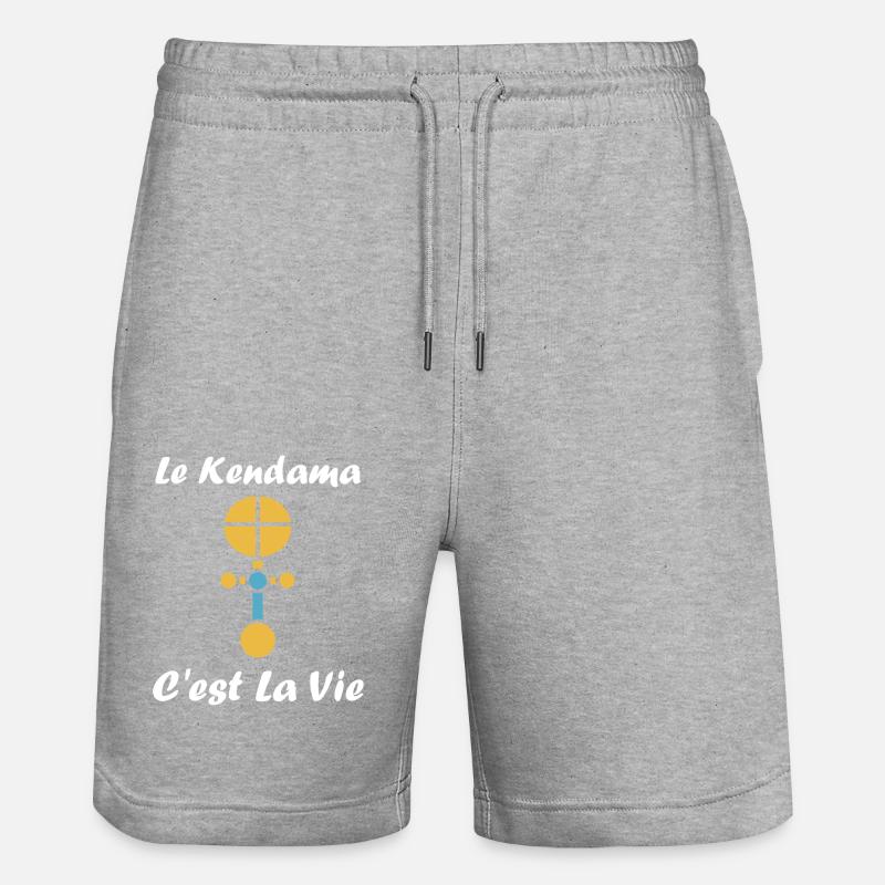 kendama - Short de jogging bio TRAINER Stanley/Stella unisexe - gris chiné