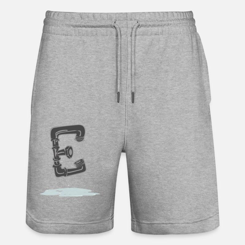 rohr e - Stanley/Stella Unisex Bio Joggingshorts Trainer  - Grau meliert
