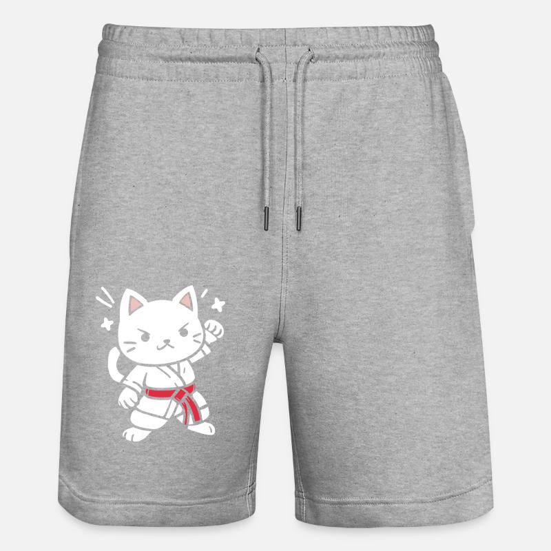 karate - Short de jogging bio TRAINER Stanley/Stella unisexe - gris chiné