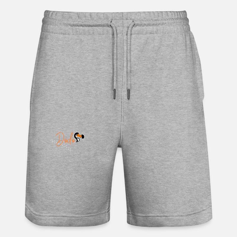 Dodo de l’île Maurice - Short de jogging bio TRAINER Stanley/Stella unisexe - gris chiné
