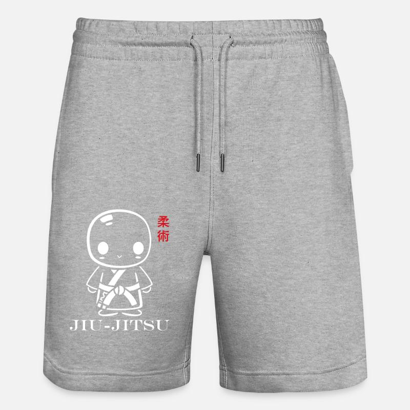 Jiu Jitsu - Short de jogging bio TRAINER Stanley/Stella unisexe - gris chiné