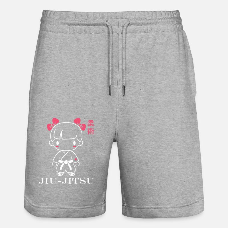 Jiu Jitsu - Short de jogging bio TRAINER Stanley/Stella unisexe - gris chiné