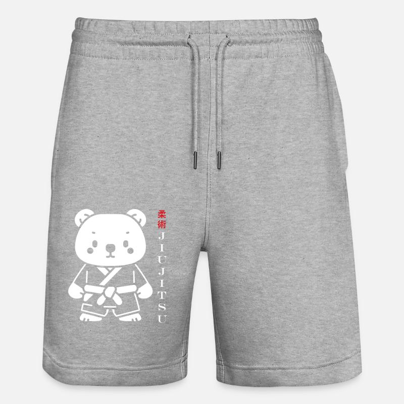 Jiu Jitsu - Short de jogging bio TRAINER Stanley/Stella unisexe - gris chiné