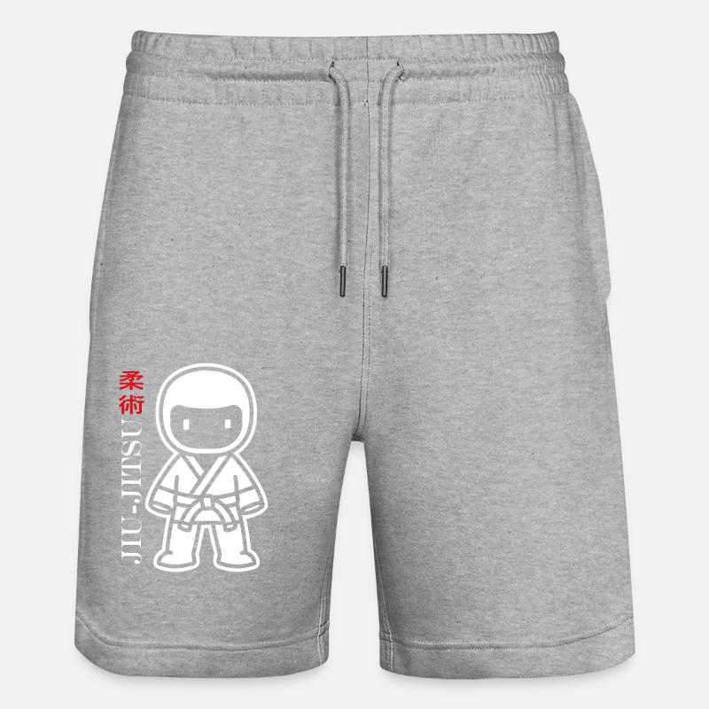 Jiu Jitsu - Short de jogging bio TRAINER Stanley/Stella unisexe - gris chiné