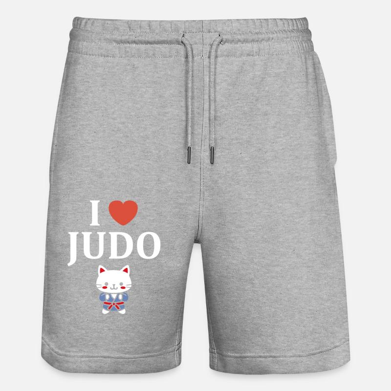 judo - Short de jogging bio TRAINER Stanley/Stella unisexe - gris chiné